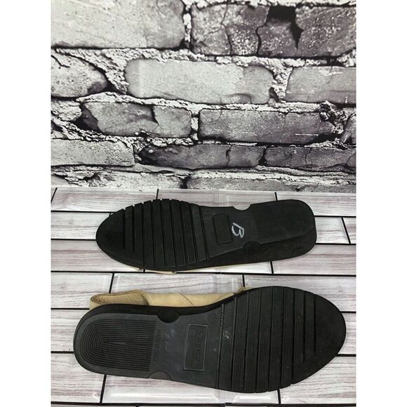 ZANTE Beige Tan Nubuck Leather Casual Wedge Strap Sandals Women Sz 39EU/8.5M US - Picture 8 of 16